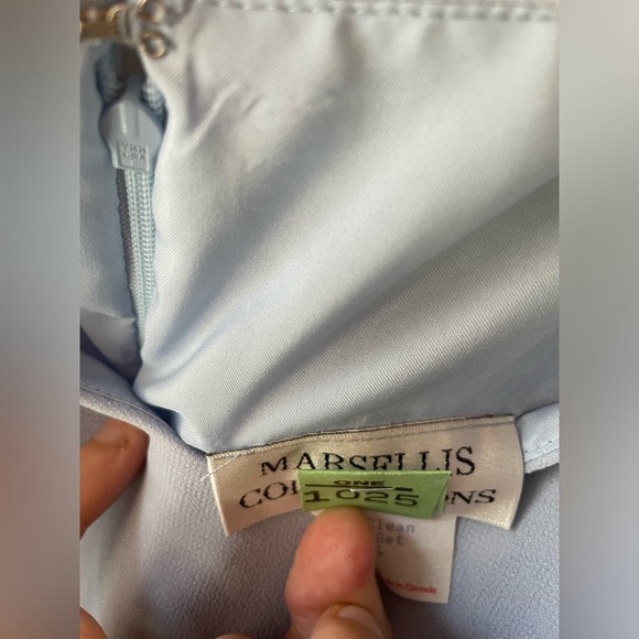 EUC Mother Of The Bride 3-piece skirt suit outfit! Size 22w / XL-1x. Pale blue. - Picture 9 of 9